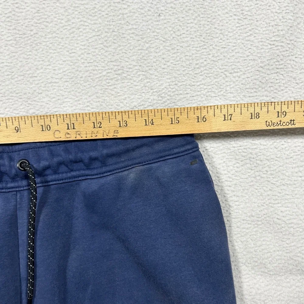 Nike Tech Fleece Shorts Mens Size M Blue CU4503-410 Zipper Pocket